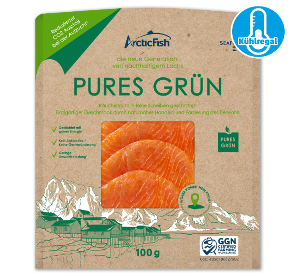 Bild 1 von Pures Grün Räucherlachs*