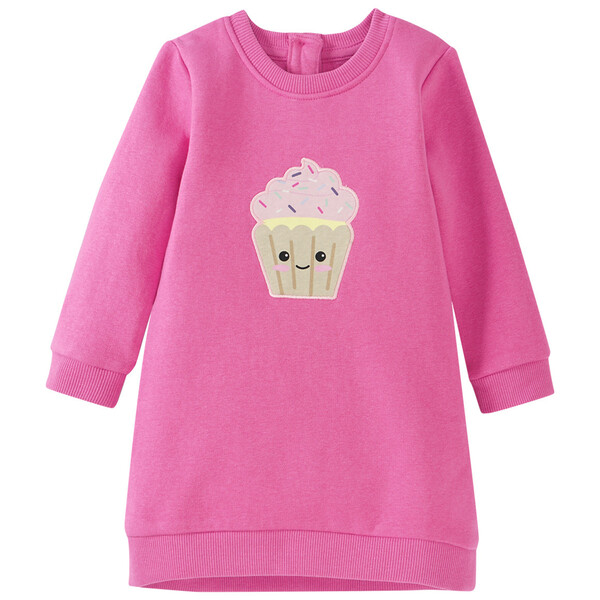 Bild 1 von Baby Sweatkleid mit Cupcake-Applikation PINK