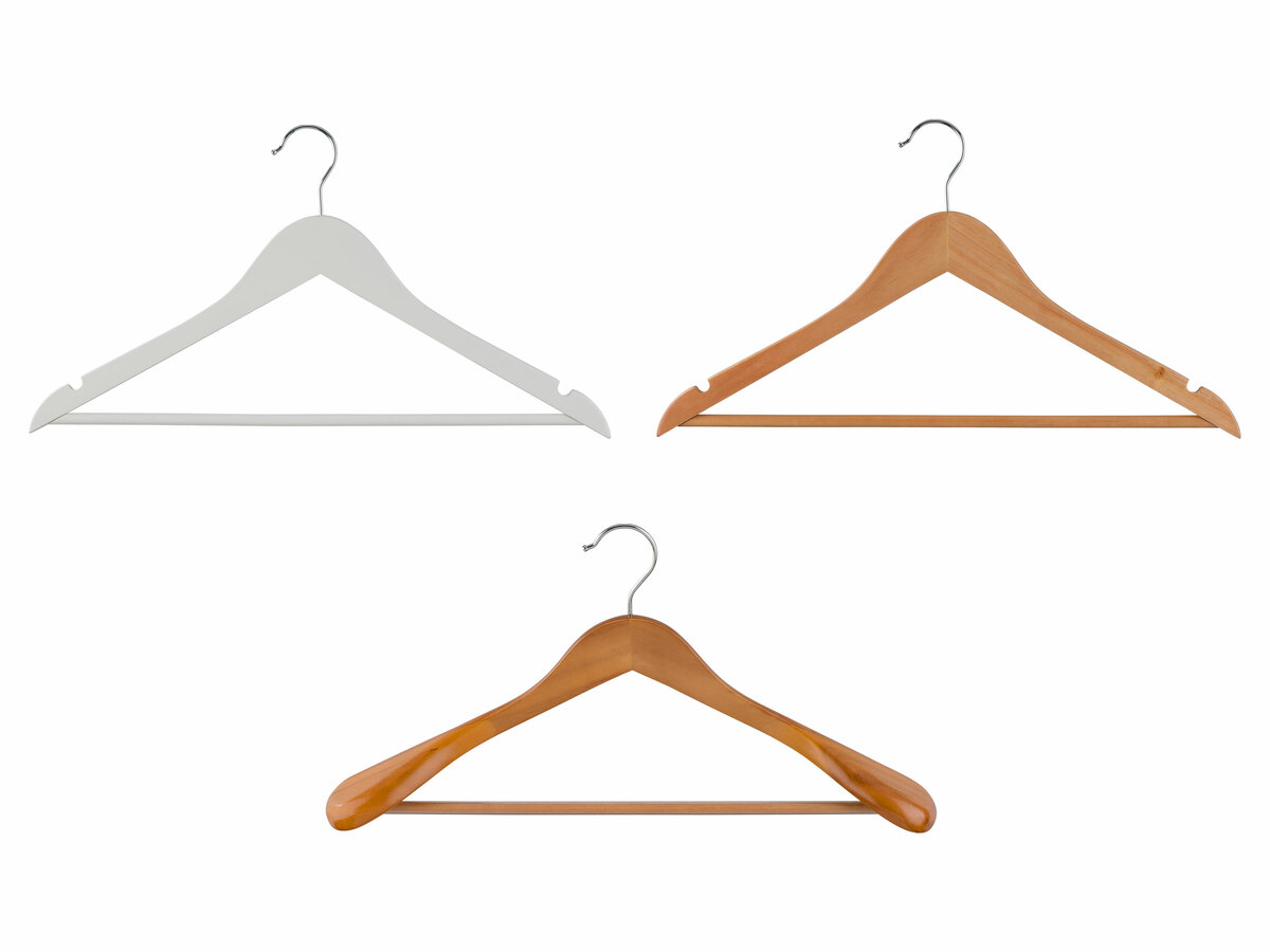 Bild 1 von LIVARNO home Kleiderbügel Sets, aus Holz
