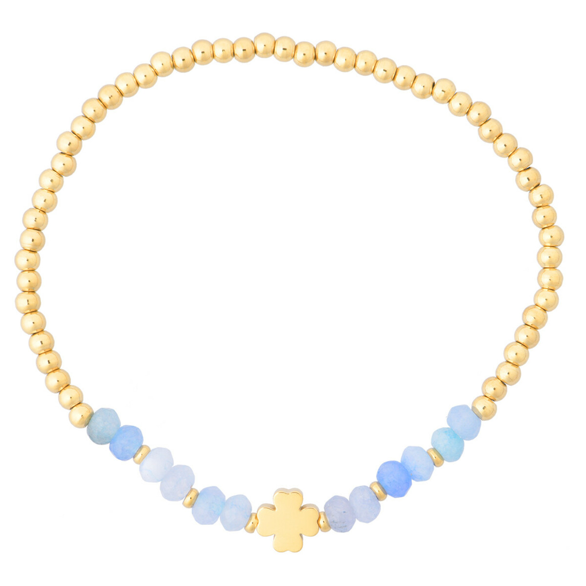 Bild 1 von Damen Armband elastisch BLAU / GOLD