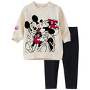 Bild 1 von Disney Sweatshirt und Leggings im Set CREME / SCHWARZ