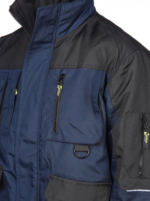 Bild 3 von Herren Arbeitsjacke mit vielen Details
                 
                                                        Blau