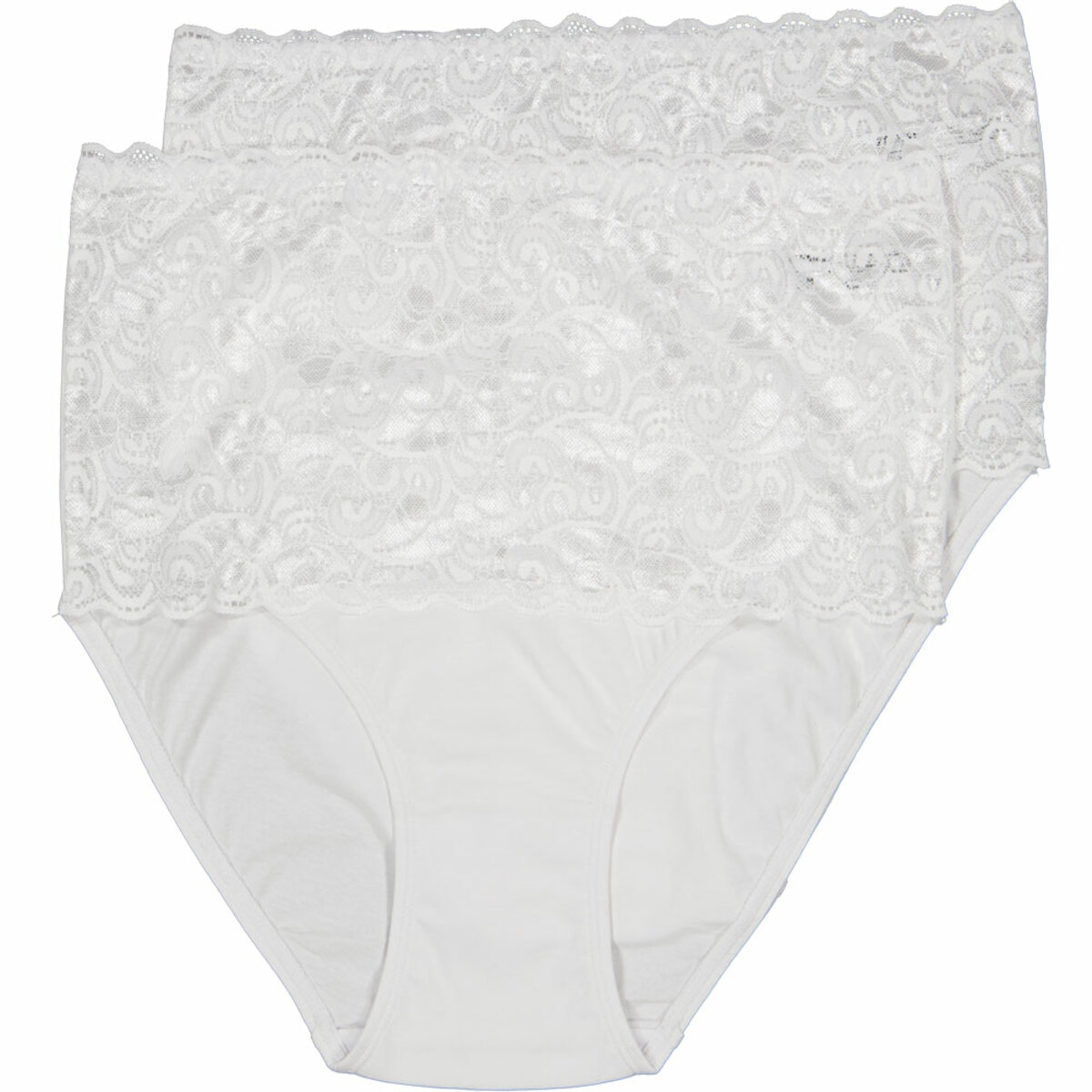 Bild 1 von Damen Taillenslip Stretch, Weiß, M