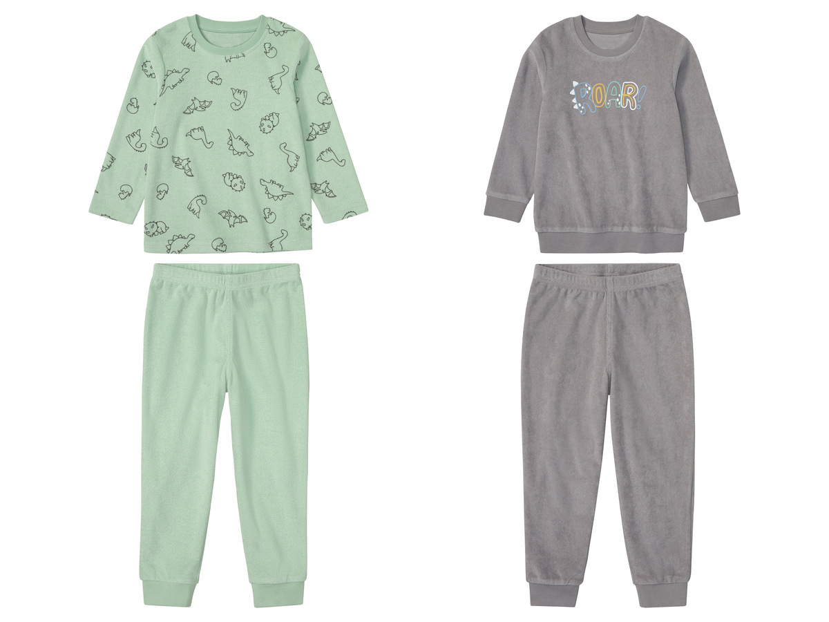 Bild 1 von Kleinkinder Pyjama aus kuschelig weichem Frottee