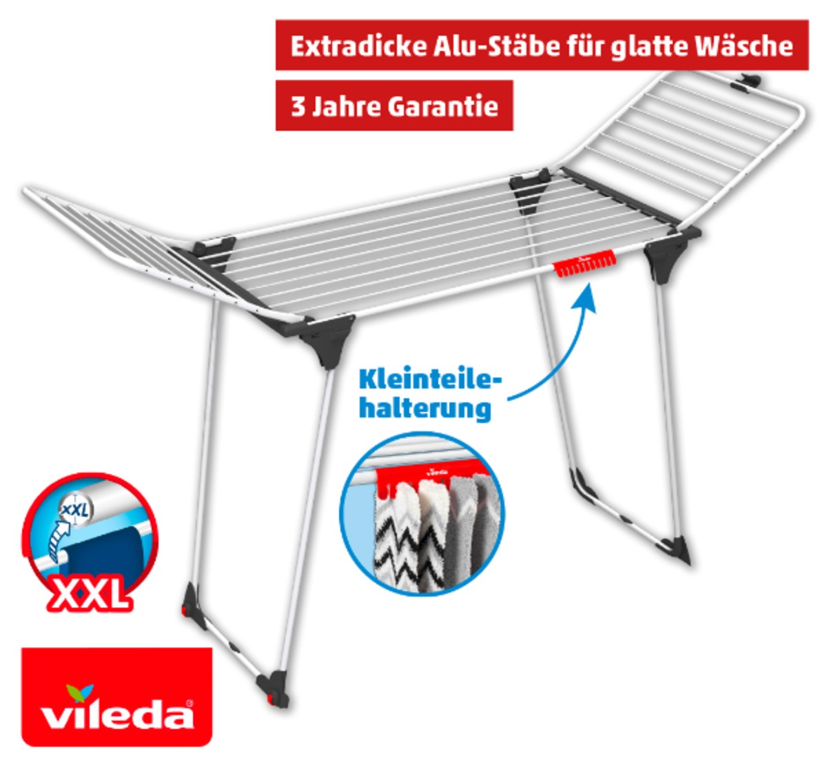 VILEDA AluWäscheständer KING* von Penny Markt ansehen!