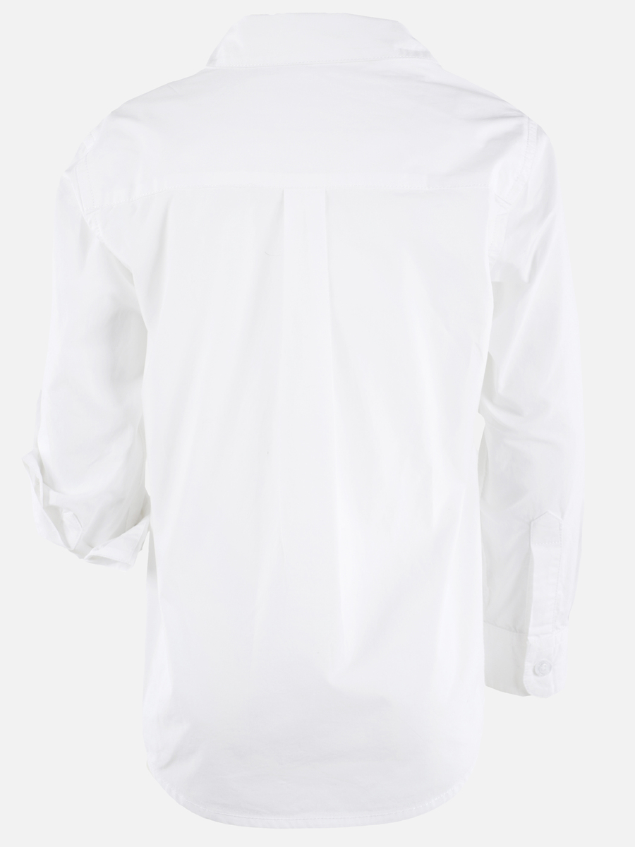 Bild 2 von Jungen Langarm-Hemd mit Dino Stickerei
                 
                                                        Weiß