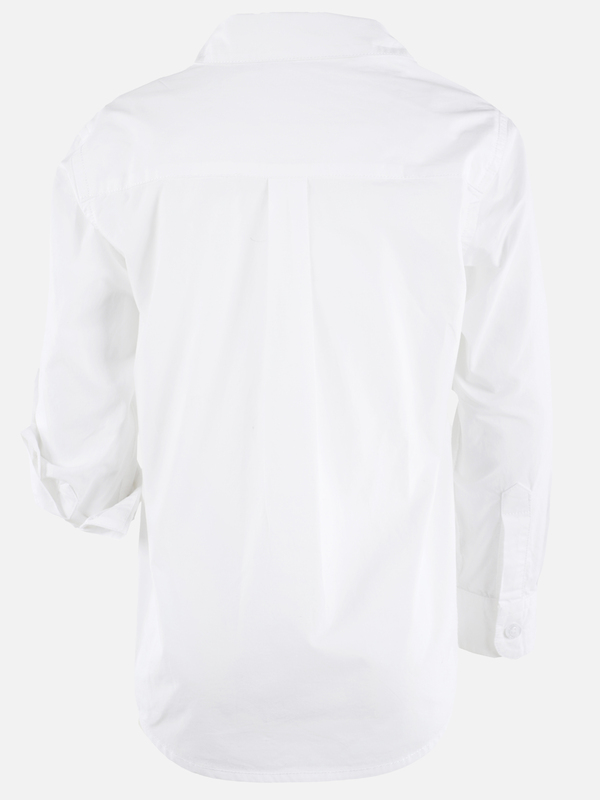 Bild 2 von Jungen Langarm-Hemd mit Dino Stickerei
                 
                                                        Weiß