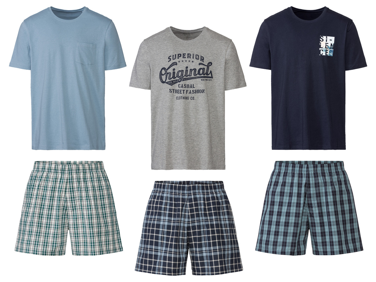 Bild 1 von LIVERGY® Herren Pyjama mit Rundhalsausschnitt