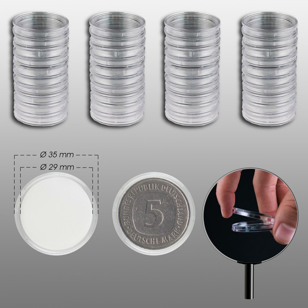 Bild 1 von Prophila Münzkapseln 40er-Set