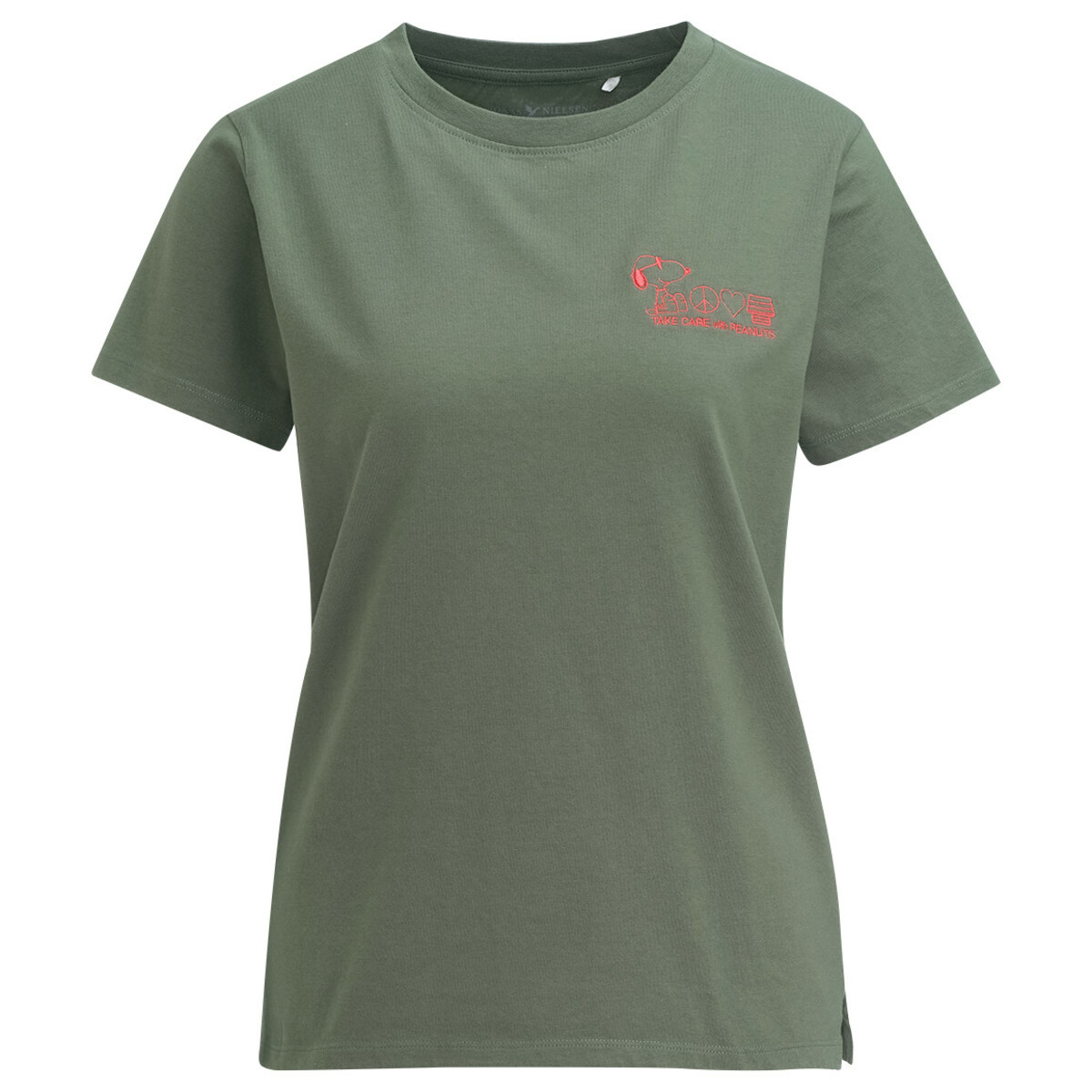 Bild 1 von Peanuts T-Shirt mit Stickerei DUNKELGRÜN