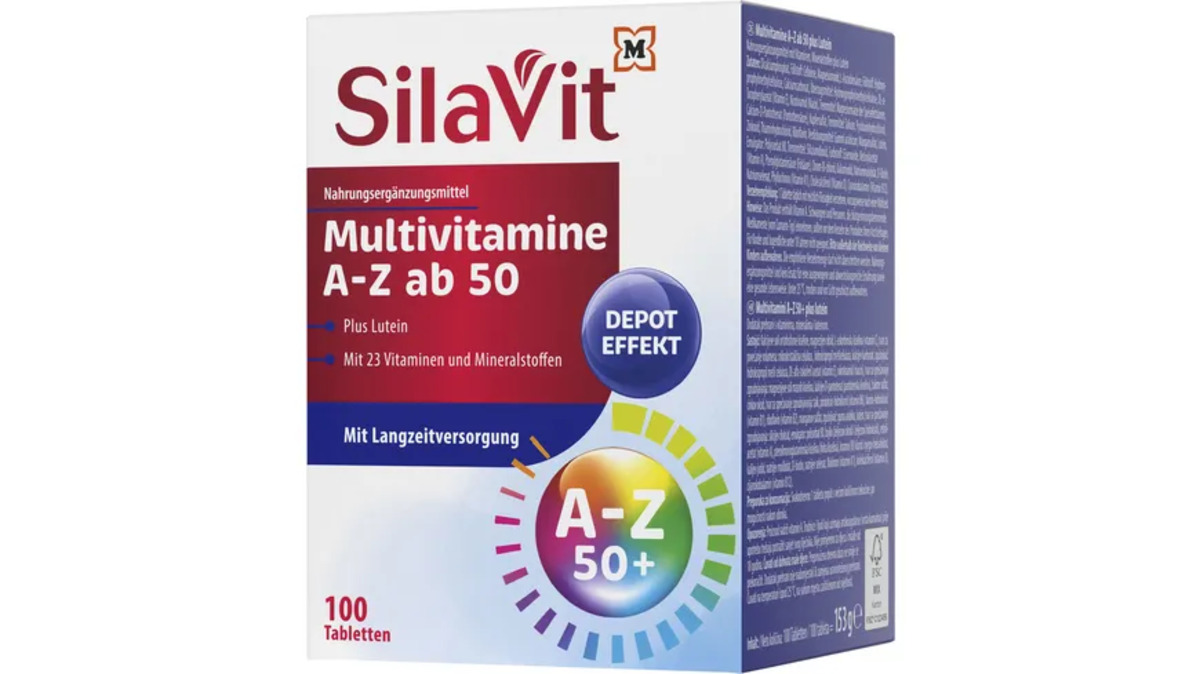 Bild 1 von SilaVit Multivitamine A-Z ab 50 + Lutein