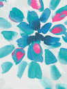Bild 2 von Perkal Bettwäsche mit Blumendessin 155x220cm
                 
                                                        Blau