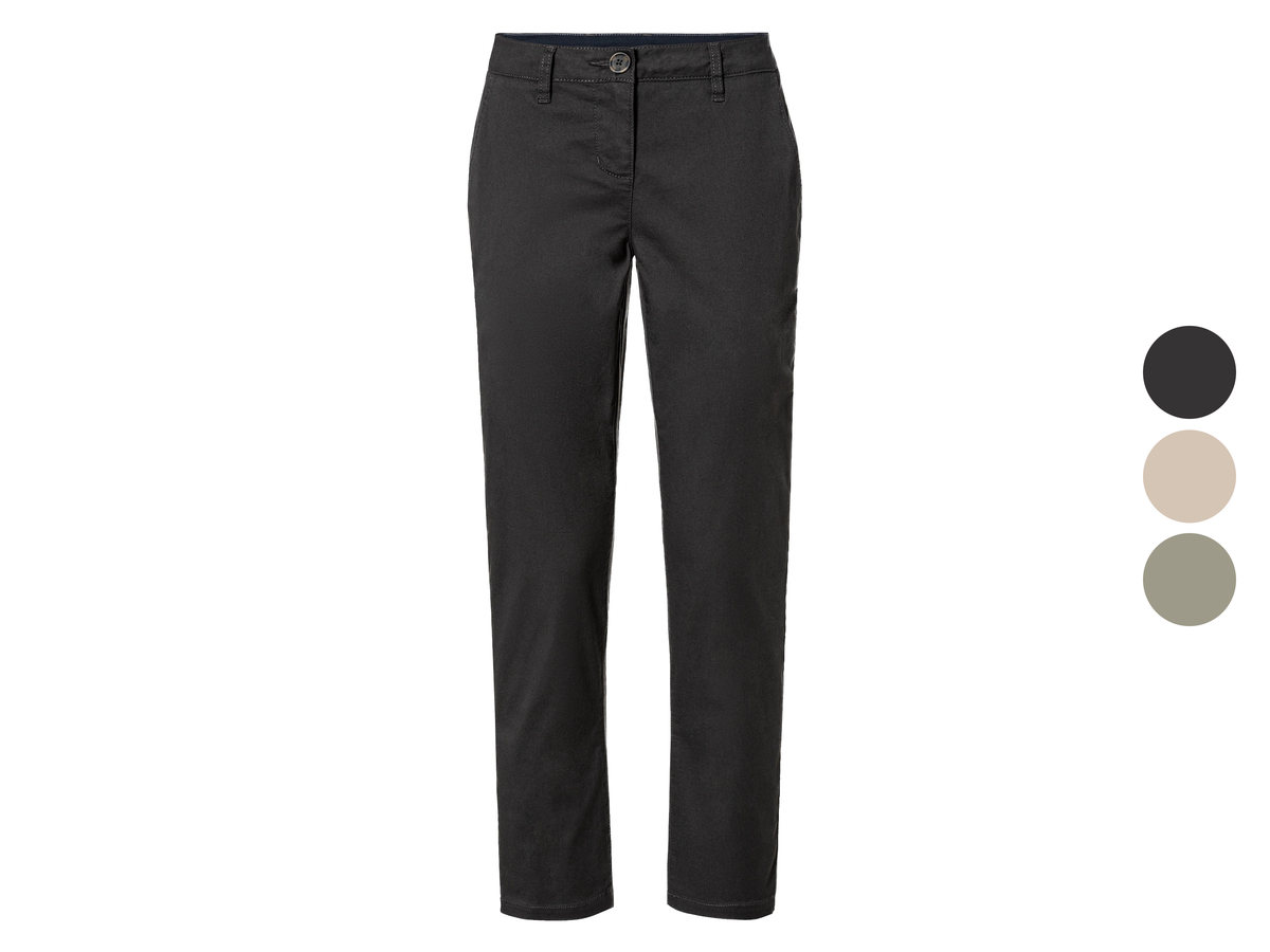 Bild 1 von esmara® Damen Chino, Slim Fit, normale Leibhöhe