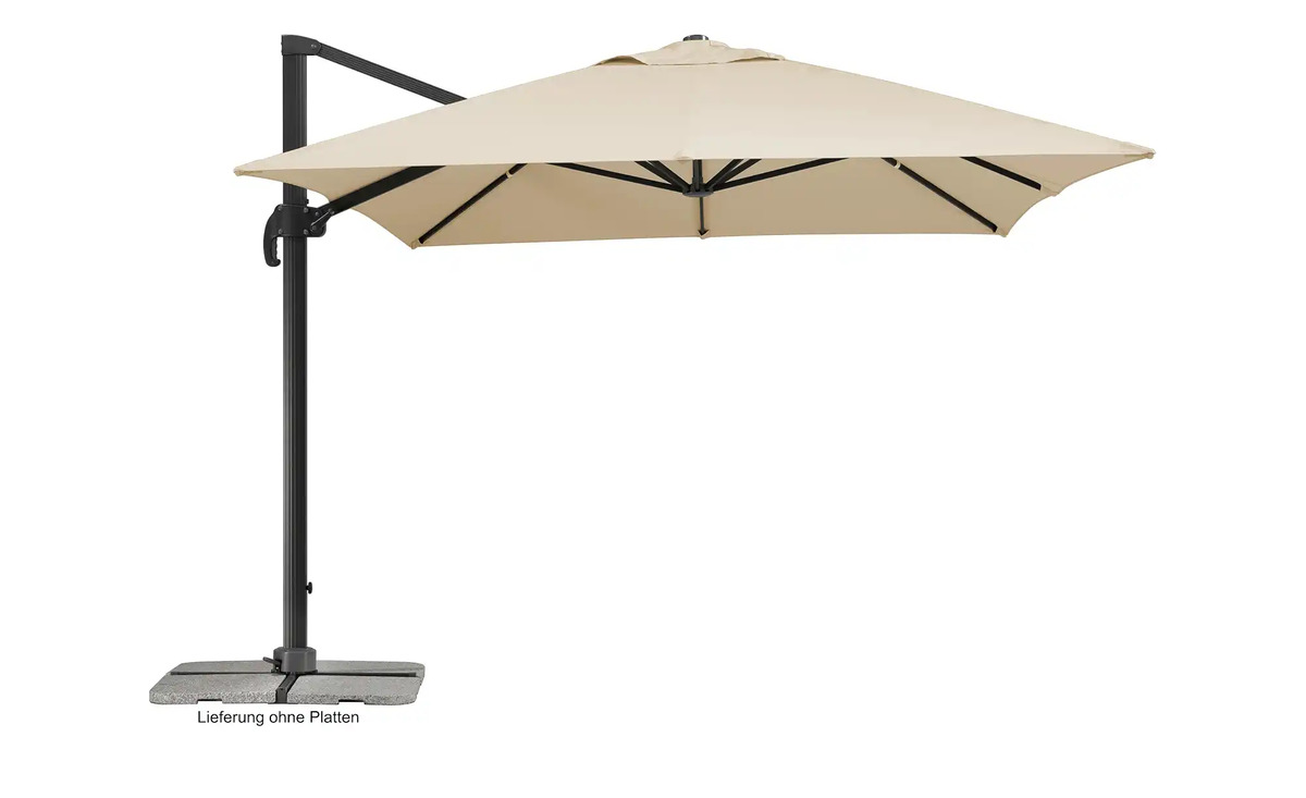 Bild 1 von Schneider Schirme Ampelschirm  Teneriffa Grande creme Maße (cm): B: 400 Garten