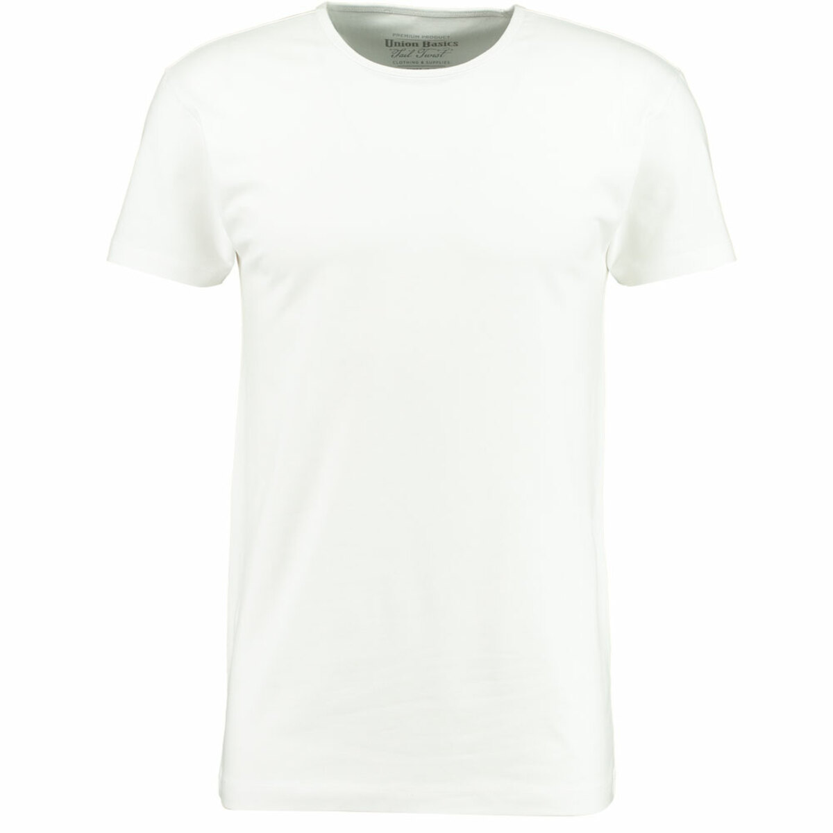 Bild 1 von Herren-T-Shirt Kurze Ärmel Slim Fit / Stretch, Weiß, XXL