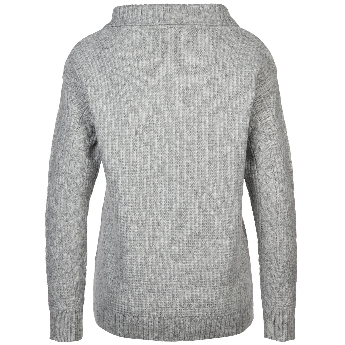 Bild 2 von Damen Stricktroyer meliert
                 
                                                        Grau