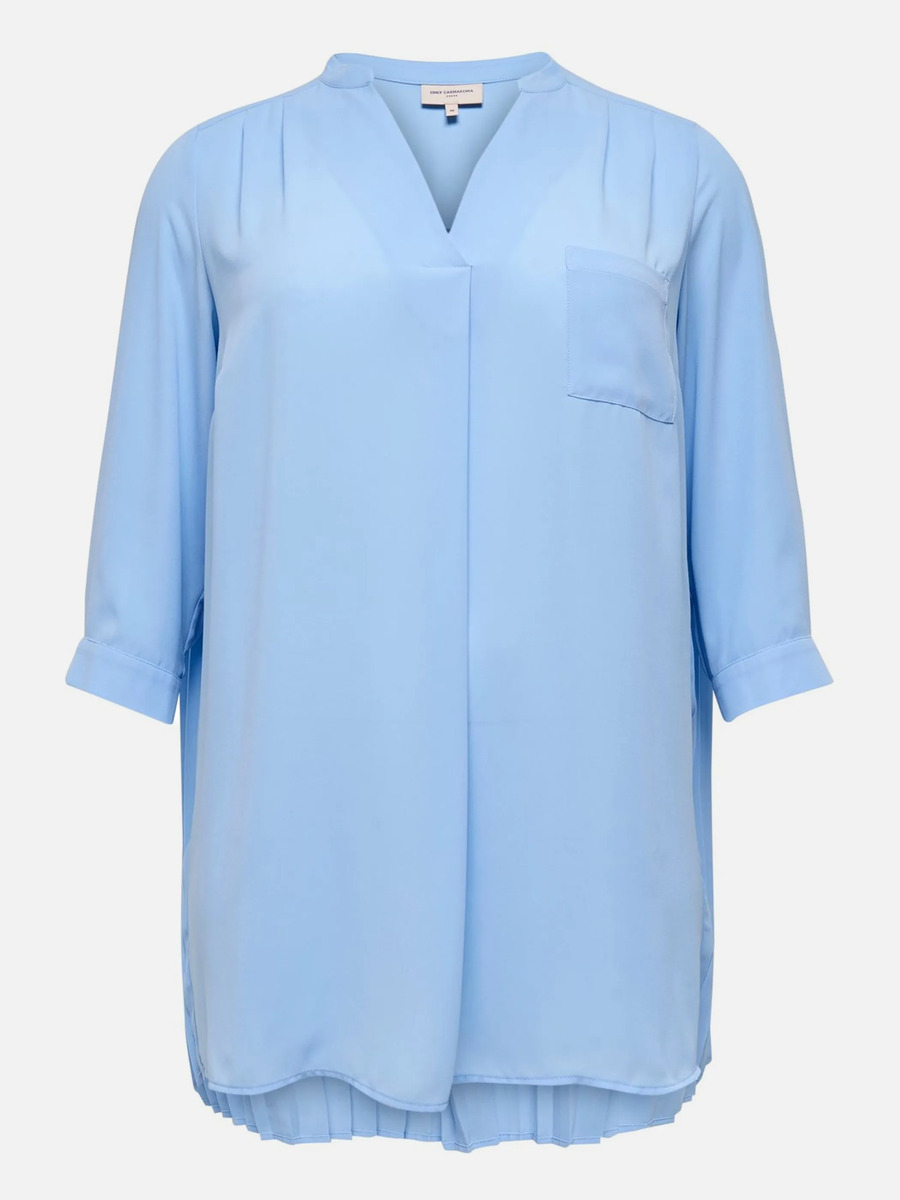 Bild 1 von Only Carmakoma CARFELIA 3/4 LONG PLI Bluse
                 
                                                        Blau