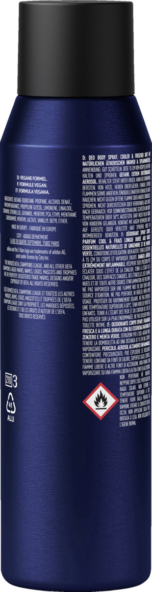 Bild 2 von adidas UEFA Star Body DeoSpray