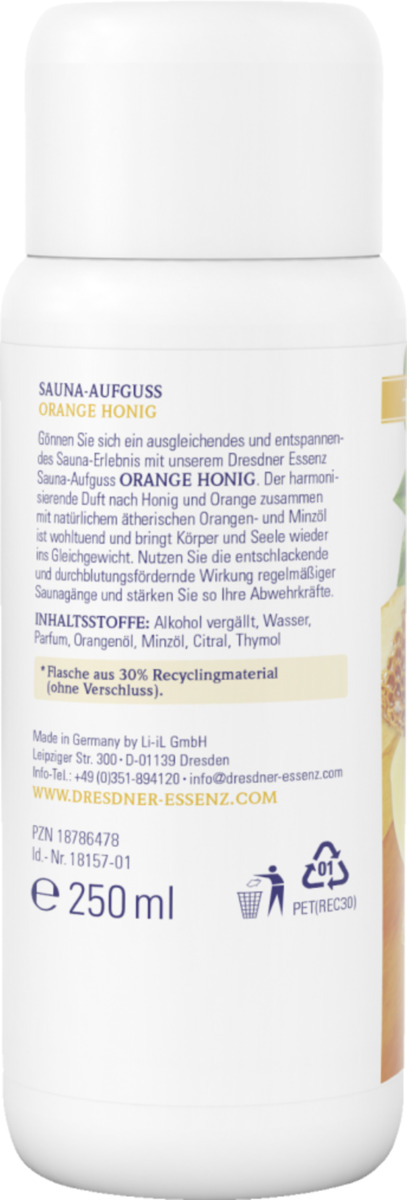 Bild 3 von Dresdner Essenz Sauna Aufguss Orange Honig