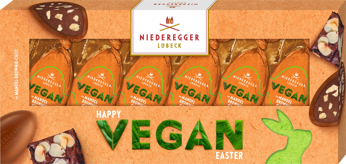 Bild 1 von Niederegger Chocolate Eier VEGAN Mandel Brownie Choc