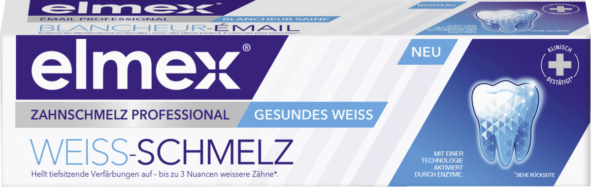 Bild 1 von elmex Zahnschmelz Professional Weiss-Schmelz Zahnpasta