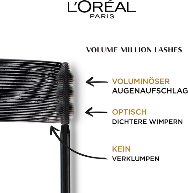 Bild 3 von L’Oréal Paris Volume Million Lashes: Definiertes Volumen schwarz Set
