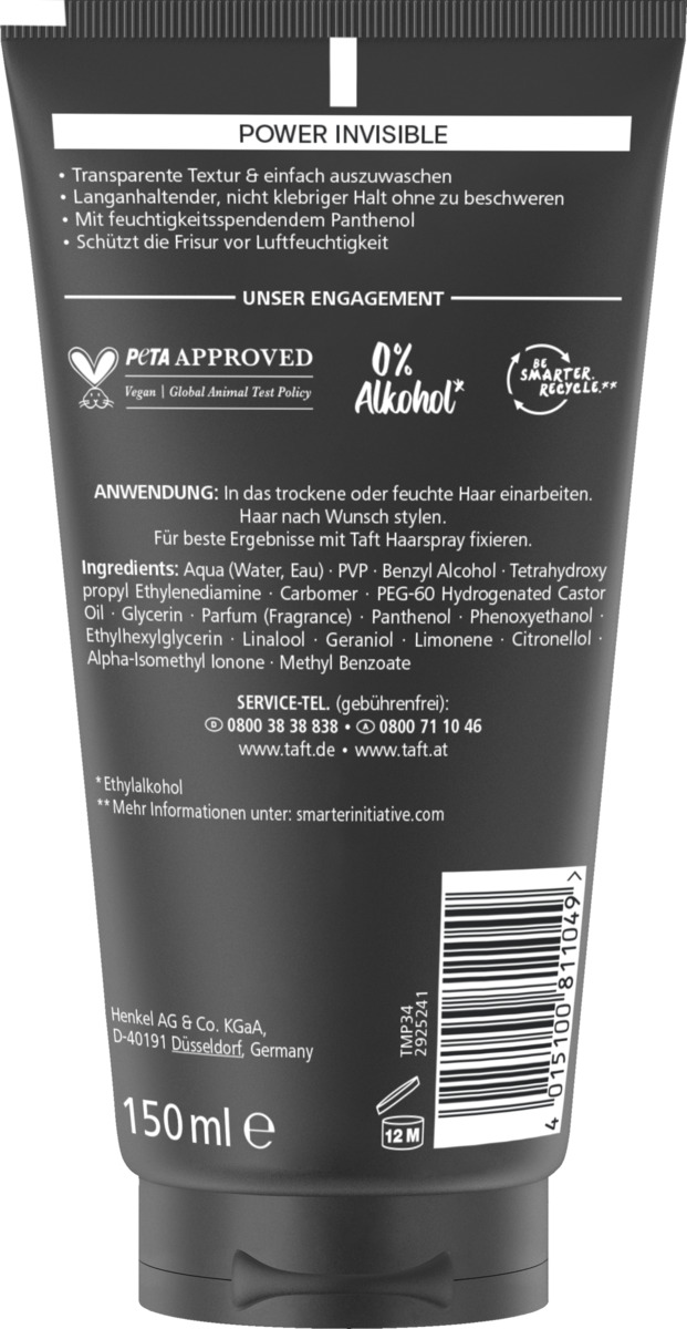 Bild 2 von Taft Styling Gel Power Invisible