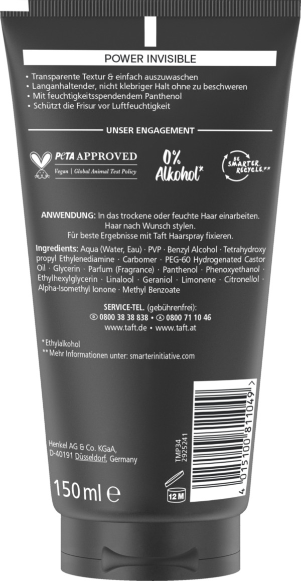 Bild 2 von Taft Styling Gel Power Invisible