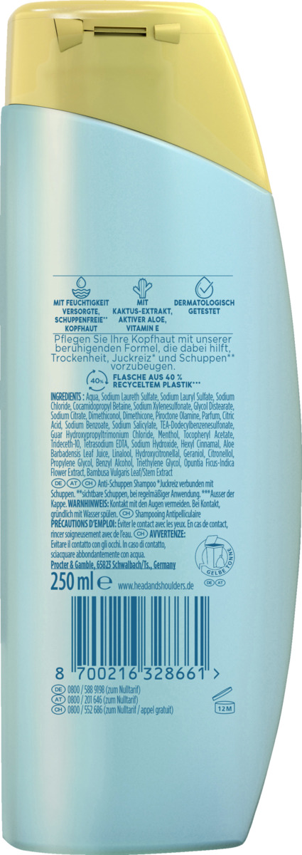Bild 2 von head & shoulders DERMAXPRO Beruhigend Anti-Schuppen Shampoo