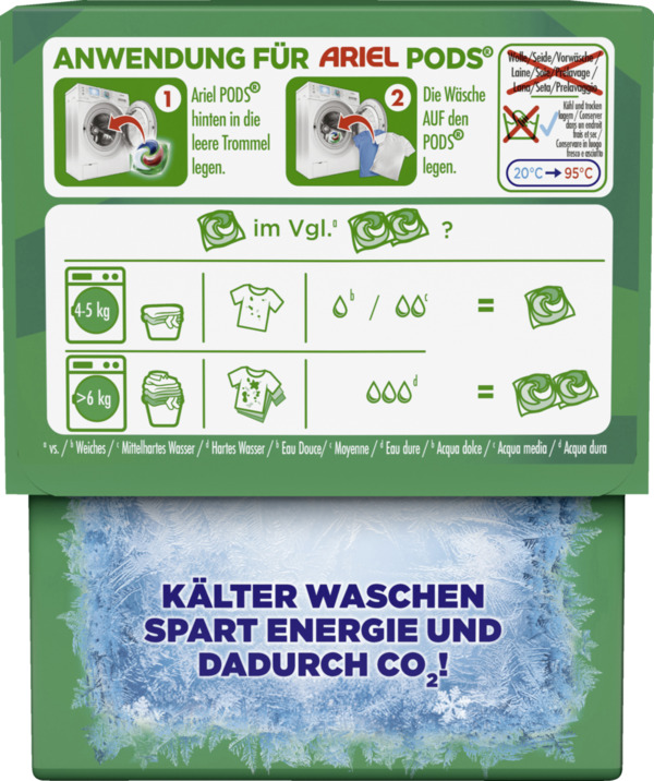 Bild 2 von Ariel All-in-1 Pods Color+ Waschmittel Flüssig 15WL
