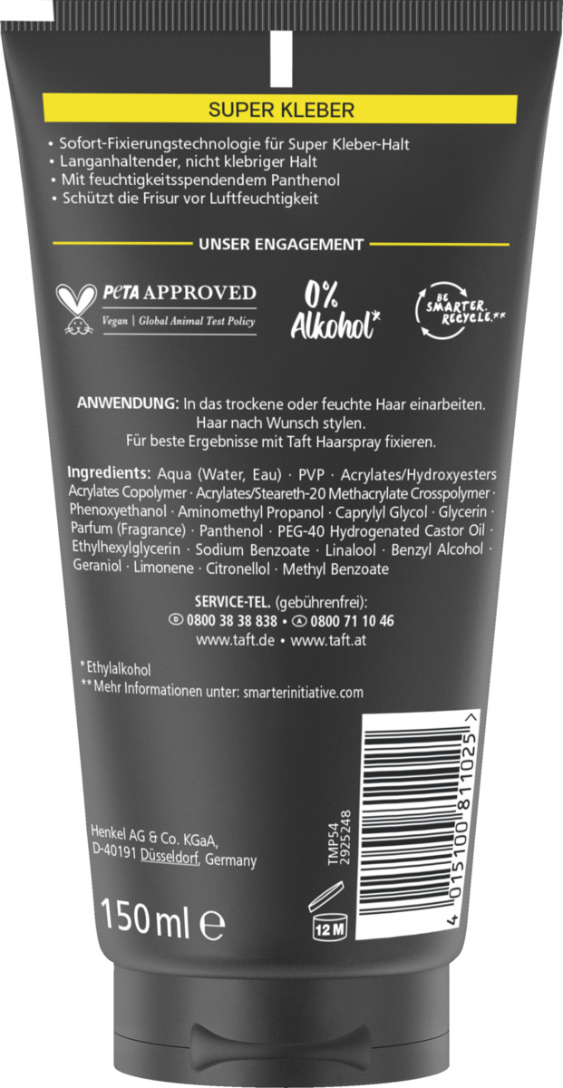 Bild 2 von Taft Styling Gel Super Kleber