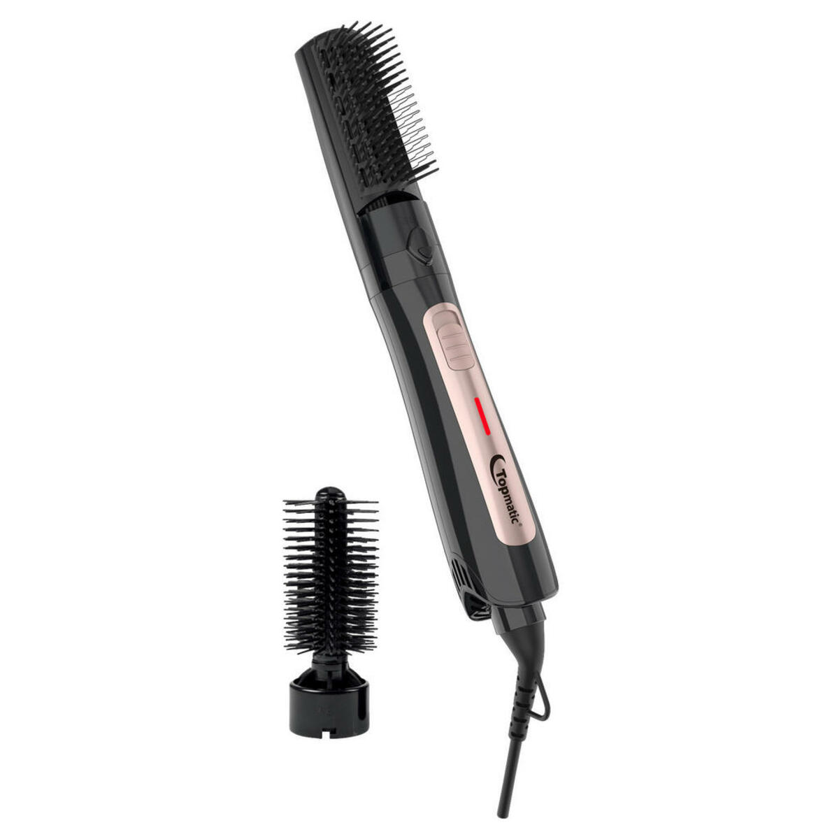 Bild 1 von Topmatic Heißluft-Bürste HB-600.1 schwarz rosa B/H/L: ca. 5,3x7,6x42,3 cm