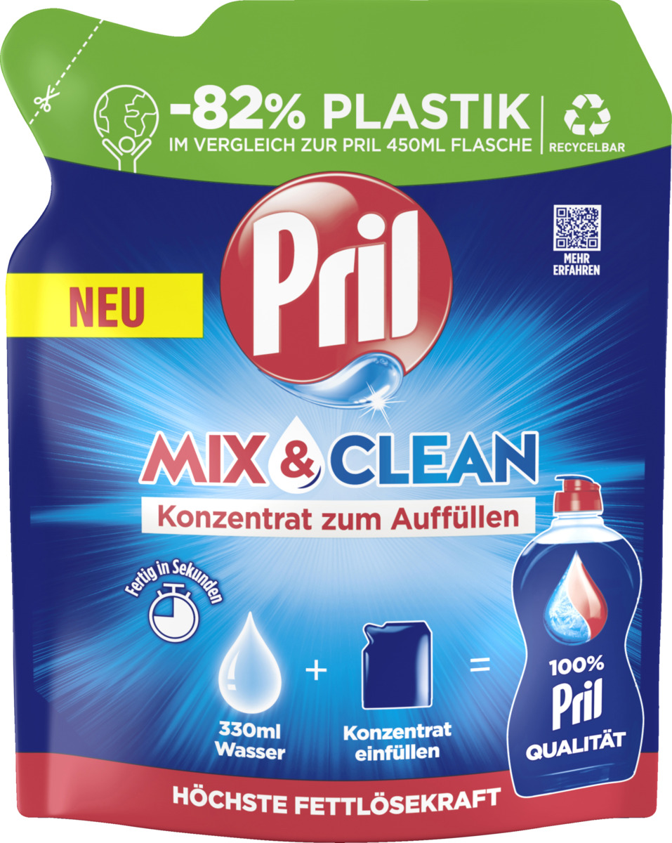 Bild 1 von Pril Mix & Clean Geschirrspülmittel Konzentrat Original