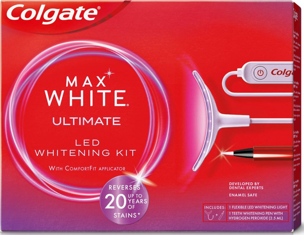 Bild 1 von Colgate Max White Ultimate LED-Whitening-Kit mit KomfortFit-Adapter