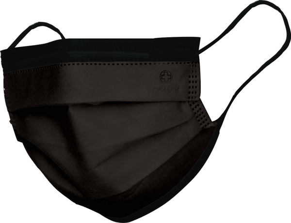 Bild 2 von Opharm Medizinische Maske schwarz