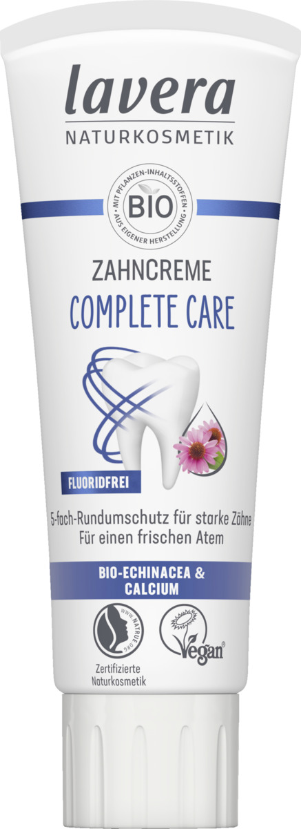 Bild 1 von lavera Zahncreme Complete Care flouridfrei