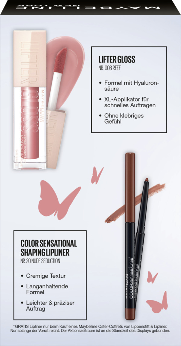 Bild 2 von Maybelline New York Set Lifter Gloss 006 Reef+ Lipliner 20 Nude Seduction
