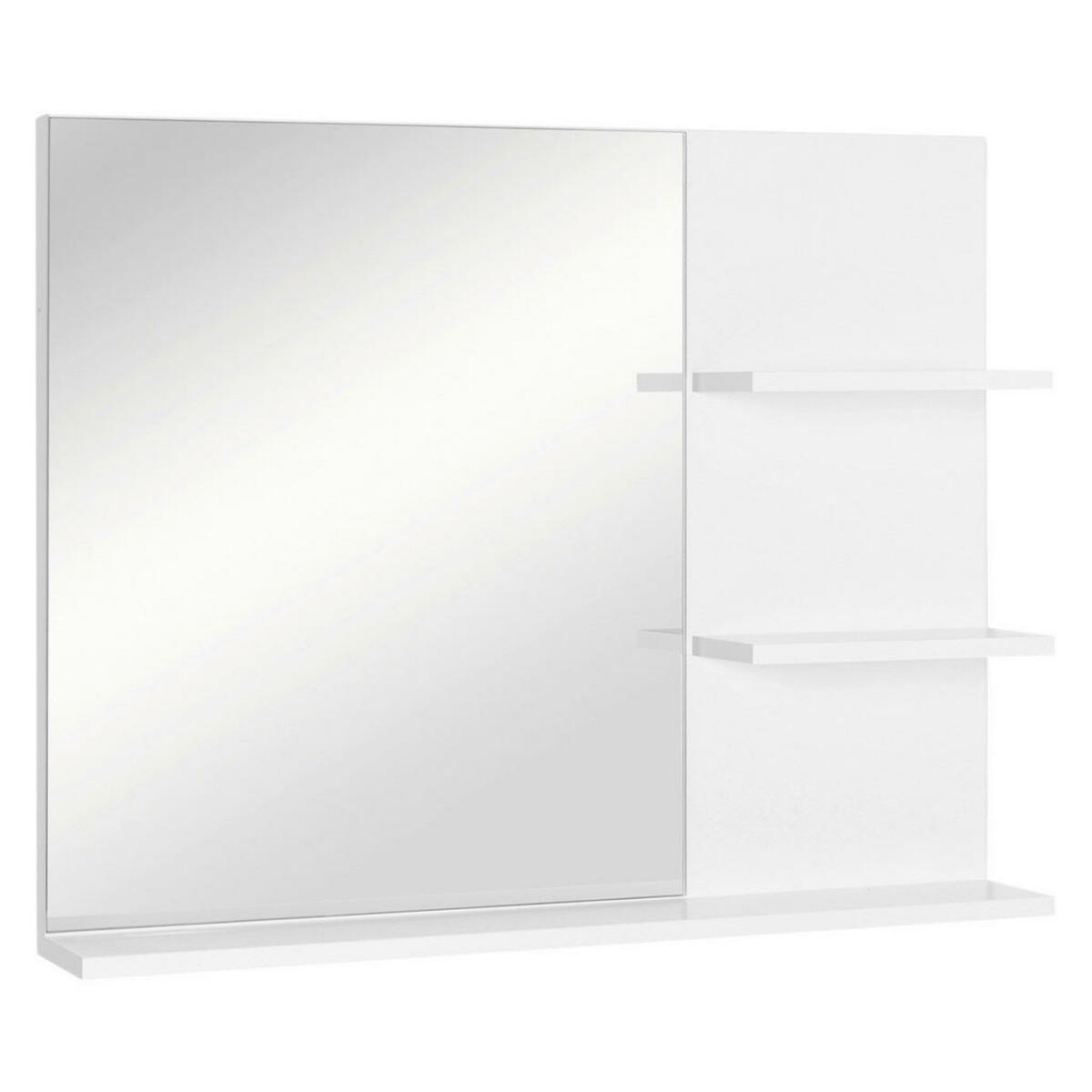 Bild 1 von Badspiegel 834-207 weiß B/H/T: ca. 60x48x10 cm