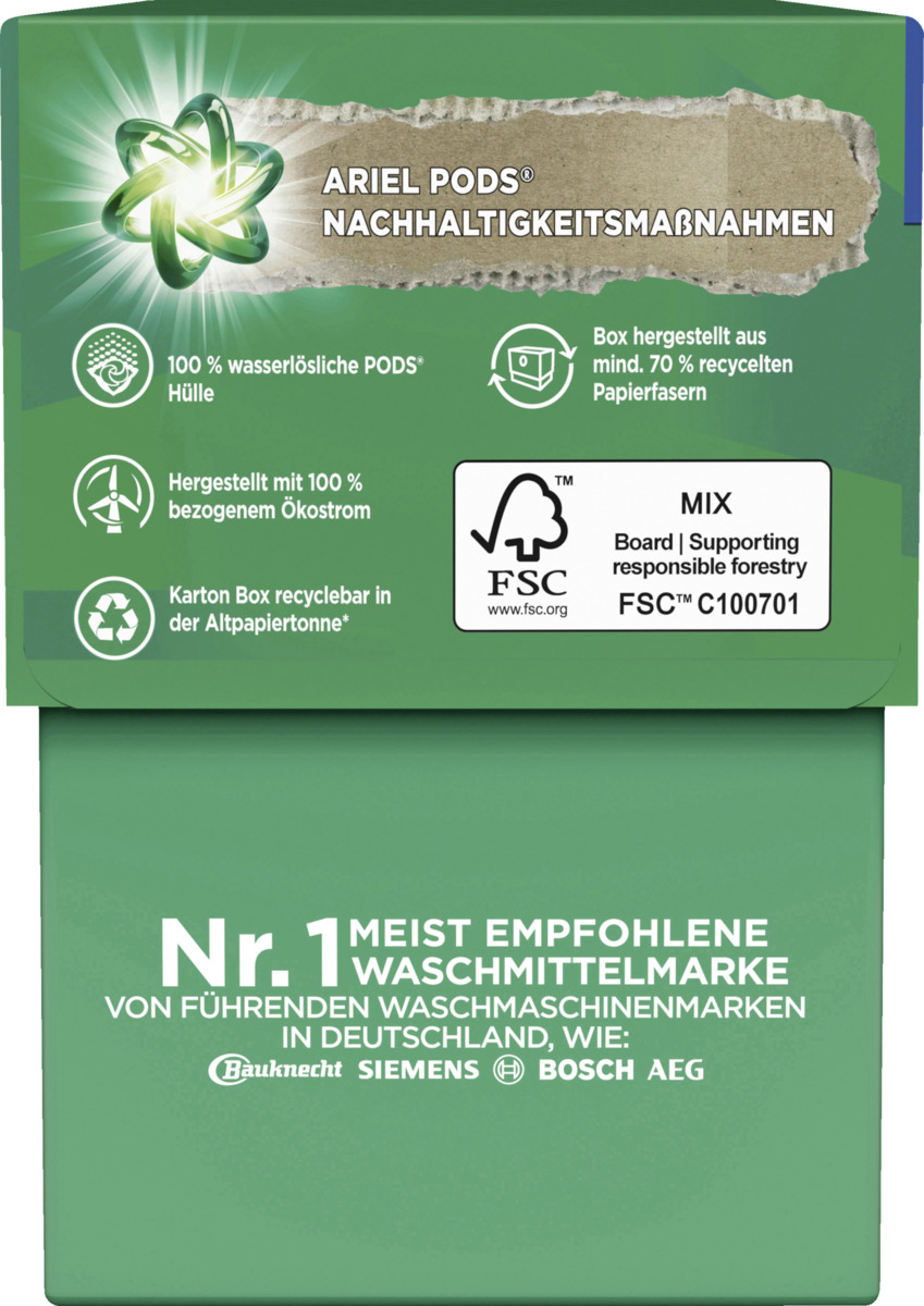 Bild 3 von Ariel All-in-1 Pods Universal+ Vollwaschmittel Flüssig 38WL