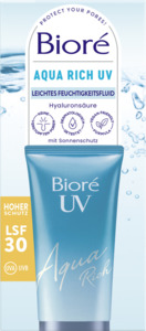 Bioré Aqua Rich UV Leichtes Feuchtigkeitsfluid LSF 30