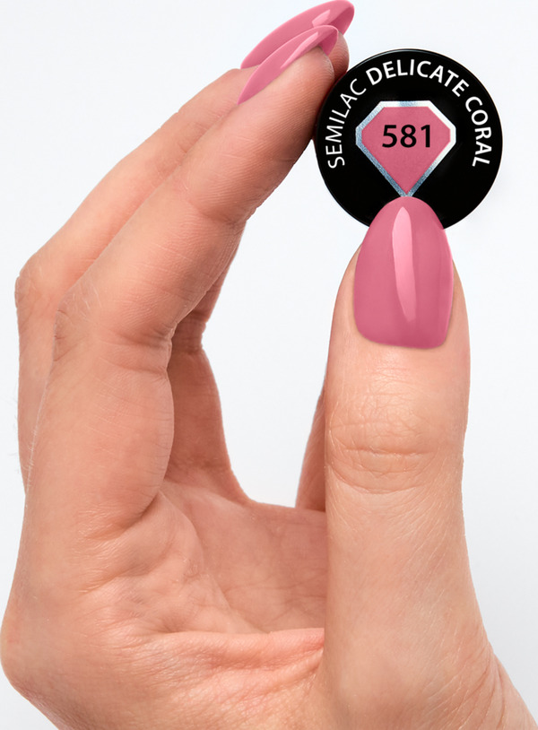 Bild 2 von Semilac UV-Nagellack 581 Delicate Coral XXL