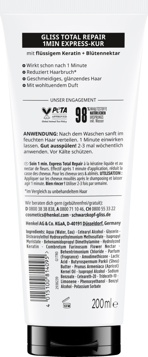 Bild 2 von Gliss Total Repair 1-Minute Intensivkur