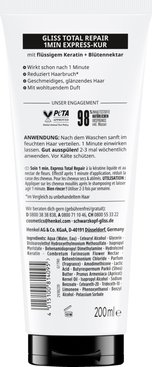 Bild 2 von Gliss Total Repair 1-Minute Intensivkur