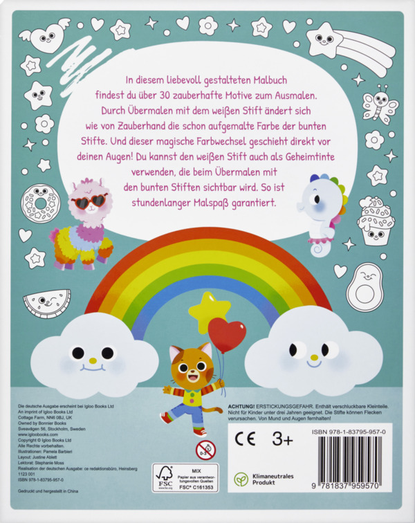 Bild 2 von IDEENWELT Malbuch mit Zauberstiften Fantasie