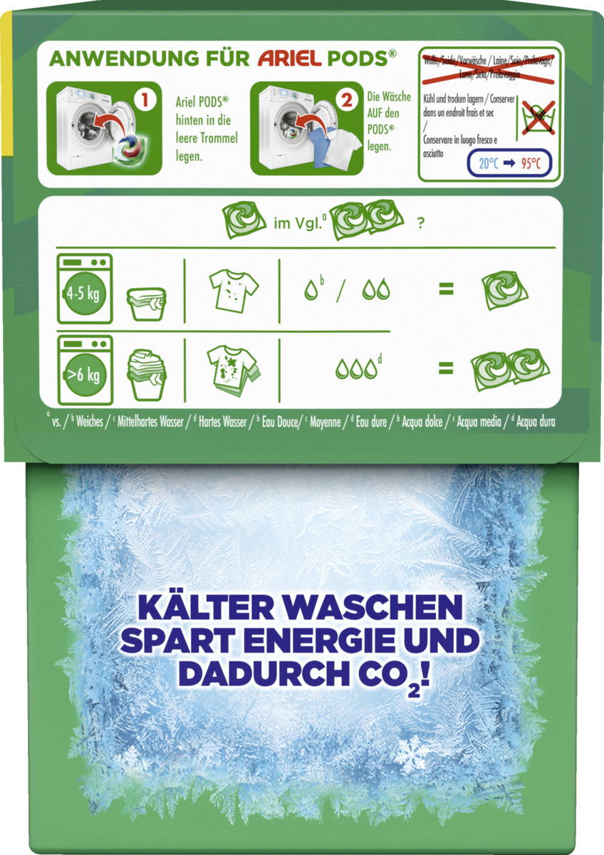 Bild 2 von Ariel All-in-1 Pods Color+ Waschmittel Flüssig 38WL