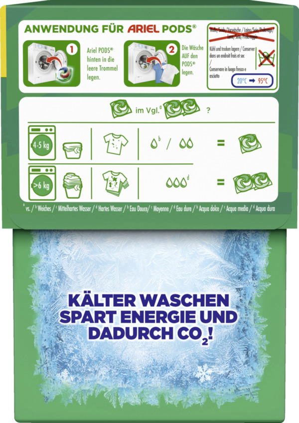 Bild 2 von Ariel All-in-1 Pods Color+ Waschmittel Flüssig 38WL