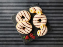 Bild 1 von Gefüllte Donuts mit Vanillegeschmack, 
         280 g