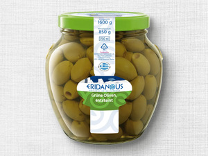 Eridanous Grüne Oliven, 
         1,7 l; Abtropfgewicht: 850 g
