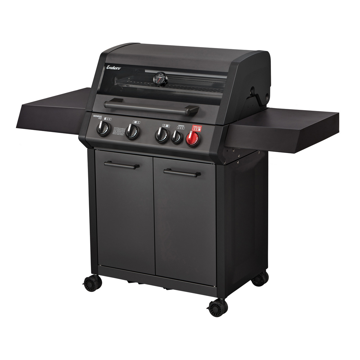 Bild 1 von Enders Gasgrill 'Monroe ProX 4 SIR Turbo Shadow' 4 Brenner 153,5 x 58 x 118,5 cm