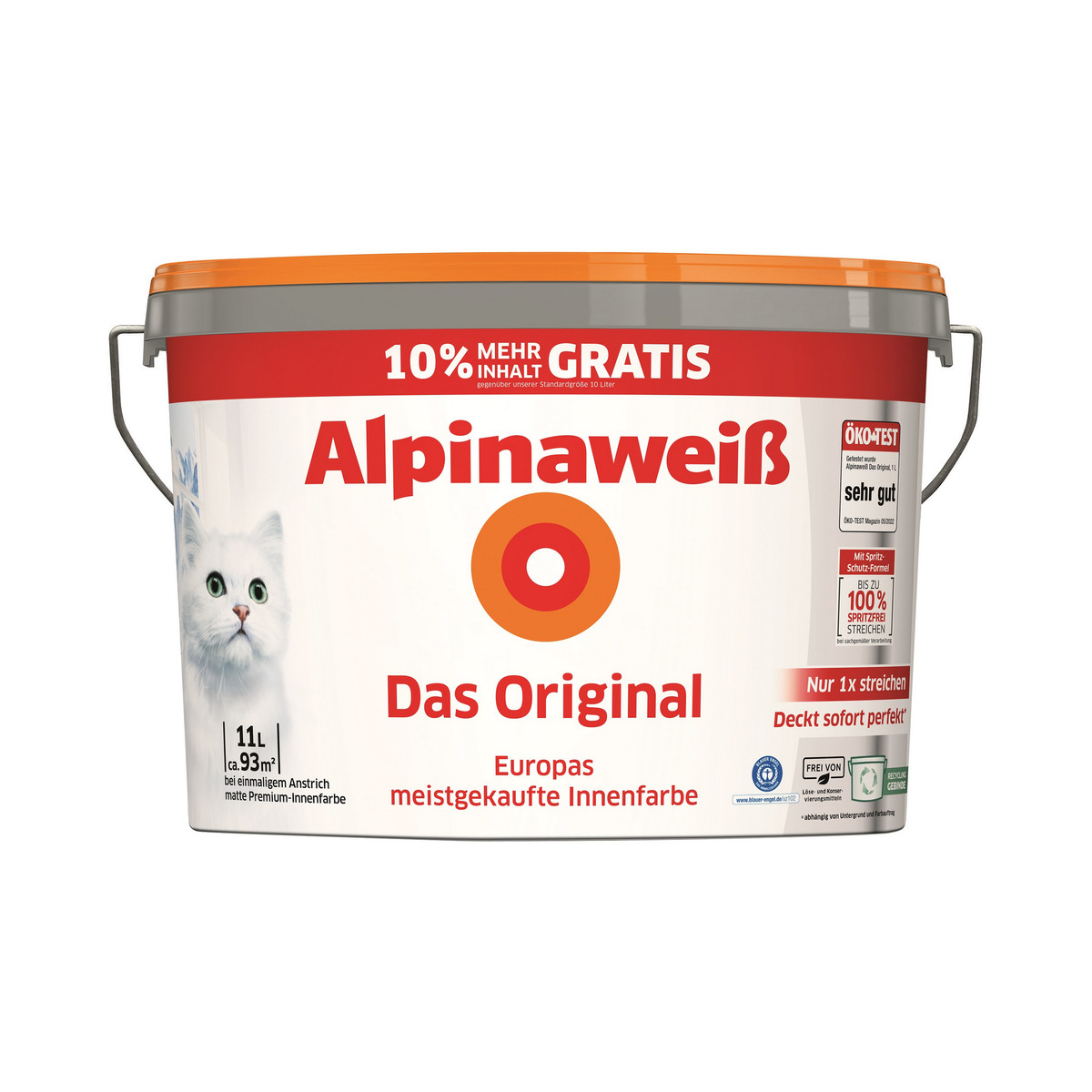 Bild 1 von Innenfarbe 'Alpinaweiß Das Original' 11 l